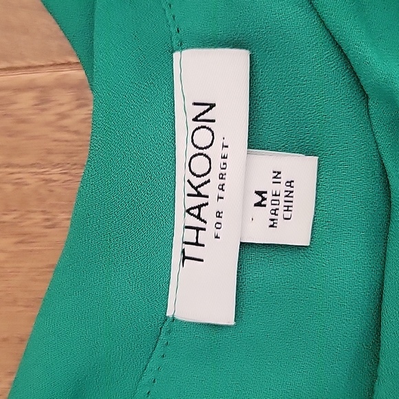 Thakoon For Target Dresses Colorblock Emerald Green & Navy Shift Dress Medium - Picture 3 of 9